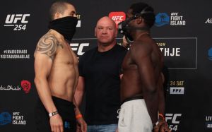 Видео боя Джаред Каннонье - Роберт Уиттакер UFC 254