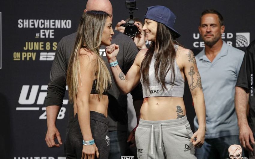 Видео боя Татьяна Суарес - Нина Ансарофф UFC 238