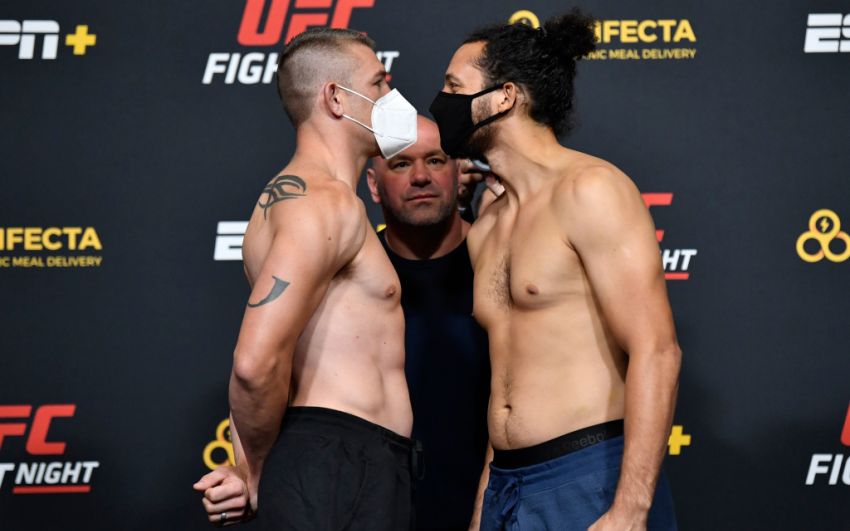 Видео боя Дастин Джакоби - Джастин Ледет UFC on ESPN+ 39