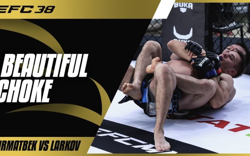 Видео боя Антон Ларьков - Нурсултан Урматбек EFC 38