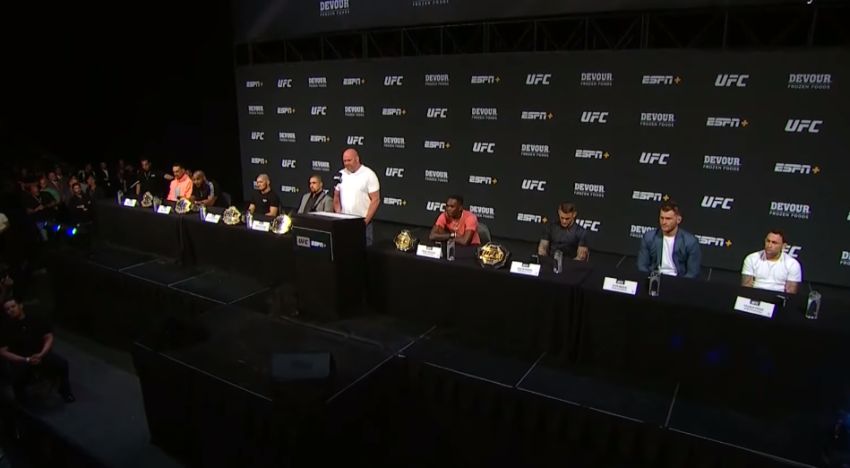 Главные моменты летней пресс-конференции UFC: Хабиб Нурмагомедов - Дастин Порье, Роберт Уиттакер - Исраэль Адесанья
