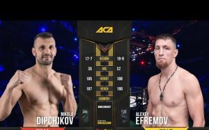 Видео боя Алексей Ефремов - Никола Дипчиков на ACA 97