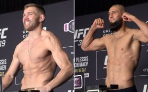Результаты взвешивания турнира UFC 319