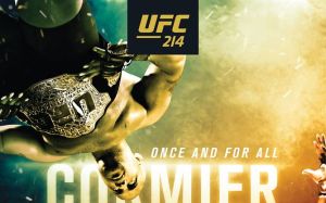 Официальный постер UFC 214: Кормье — Джонс 2