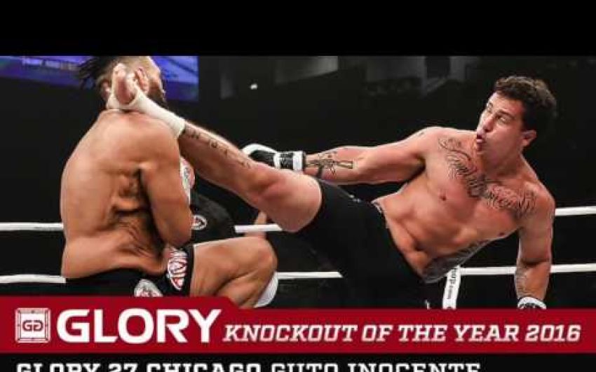 Нокаут 2016 года от промоушена GLORY - Гуто Иносенте