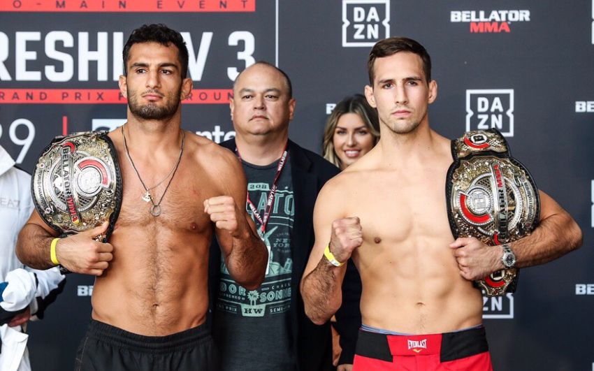 Видео взвешивания участников турнира Bellator 206