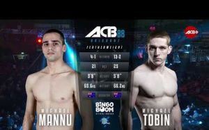 Видео боя Майкл Манну - Майкл Тобин ACB 88