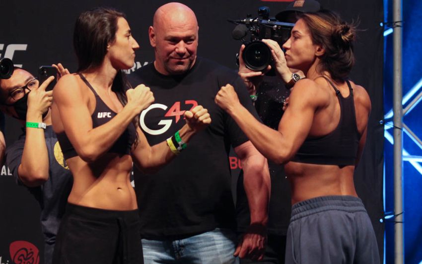 Видео боя Марина Родригес - Аманда Рибас UFC 257