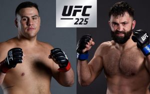 Видео боя Андрей Орловский - Тай Туиваса UFC 225