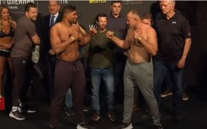 Церемония взвешивания участников турнира UFC Fight Night 149 Санкт-Петербург
