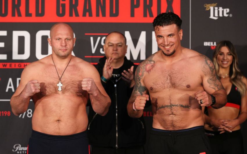 Видео боя Федор Емельяненко - Фрэнк Мир Bellator 198
