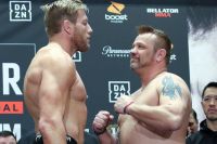 Джейк Хэйгер "задушил" Джей В. Кайсера на турнире Bellator 214