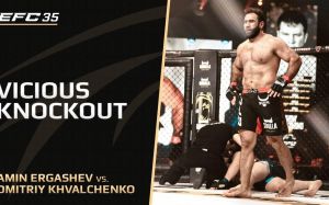 Видео боя Амин Эргашев – Дмитрий Хвалченко EFC 35