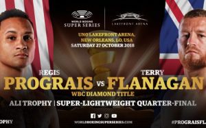 Четвертьфинал WBSS Реджис Прогре - Терри Флэнаган состоится 27 октября в Новом Орлеане