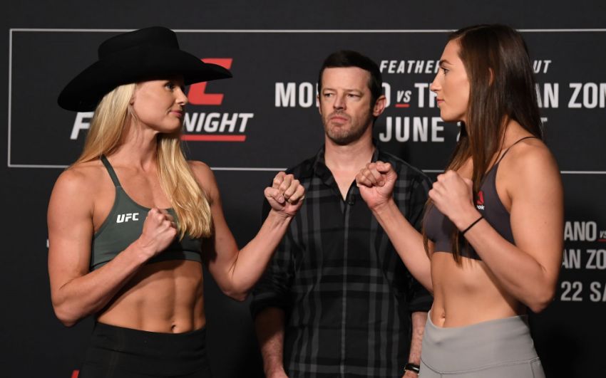 Видео боя Андреа Ли - Монтана Де Ла Роса UFC Fight Night 154 