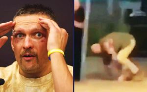 Александр Усик одним словом отреагировал на видео с пьяным Фьюри