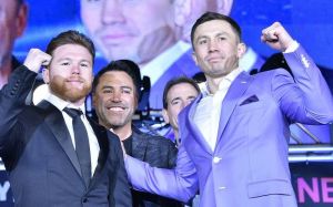 Оскар Де Ла Хойя против третьего боя Канело - GGG прямо сейчас