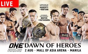 Результаты турнира ONE Championship: Dawn of Heroes Эдуард Фолаянг - Эдди Альварес, Деметриус Джонсон - Тацумида Вада
