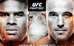 Файткард турнира UFC Fight Night 149 Санкт-Петербург: Алистар Оверим - Алексей Олейник