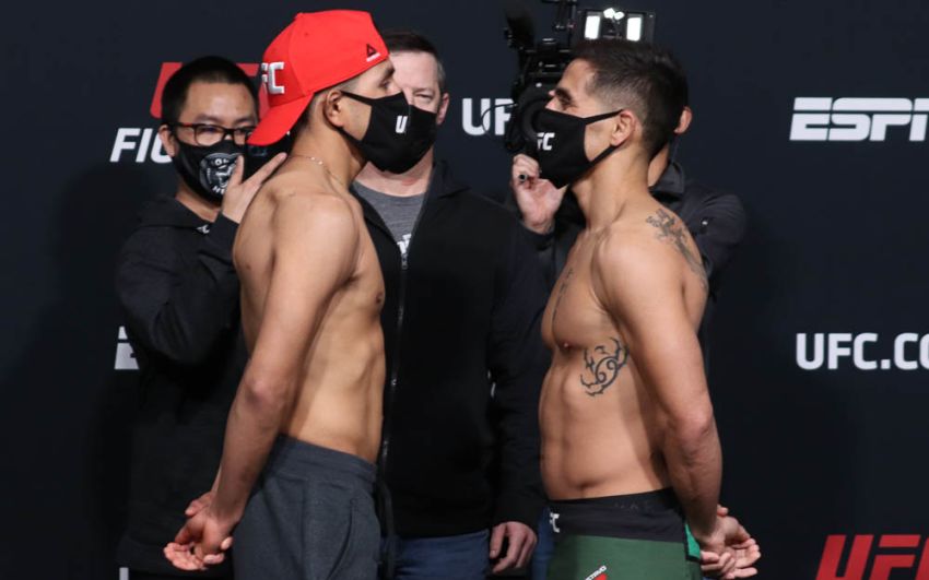 Видео боя Густаво Лопес - Адриан Янез UFC on ESPN 21