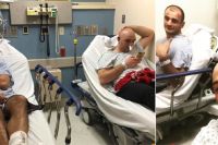 Фото: Адам Ковнацкий и Яго Киладзе лежат в больнице после боя