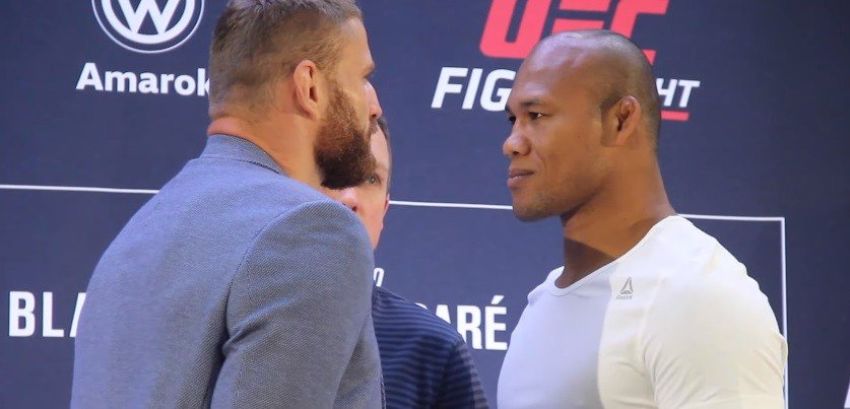 Битвы взглядов UFC Fight Night 164: Ян Блахович - Роналдо Соуза