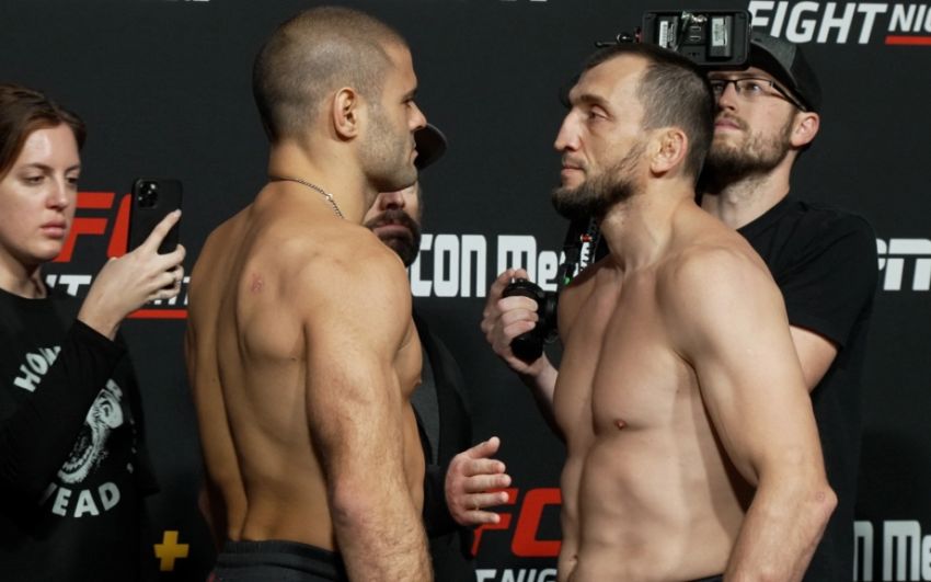 Видео боя Муслим Салихов - Андре Фиальо UFC Fight Night 215