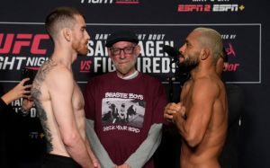 Результаты взвешивания турнира UFC on ESPN 67