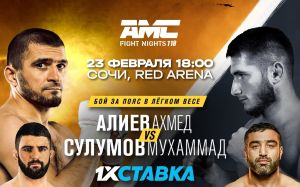Прямая трансляция AMC Fight Nights 118