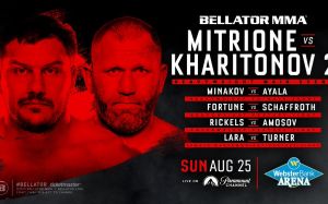 Bellator 225 Мэтт Митрион - Сергей Харитонов 2, Виталий Минаков - Хави Айяла. Смотреть онлайн прямой эфир