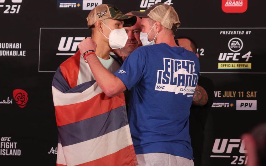 Видео боя Мартин Дэй - Дэйви Грант UFC 251