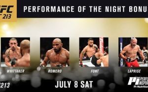 Бонусы и посещаемость турнира UFC 213