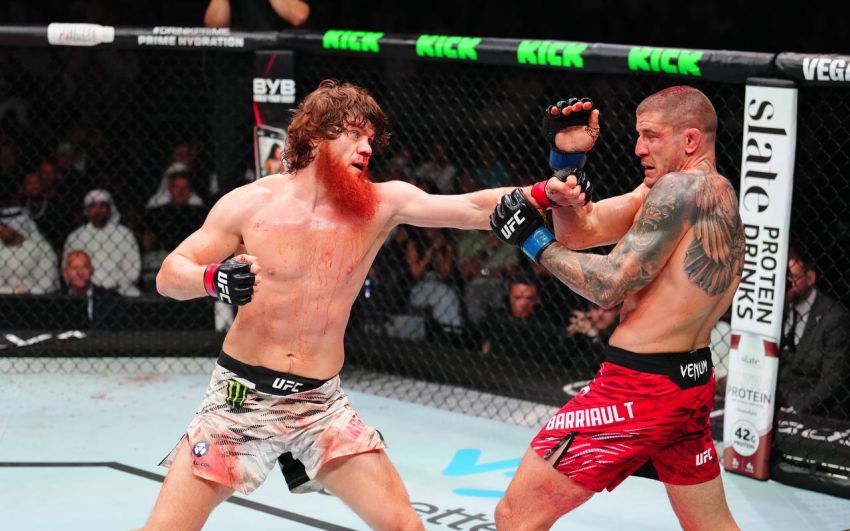 Видео боя Шарабутдин Магомедов – Марк Андре-Баррио UFC on АВС 9