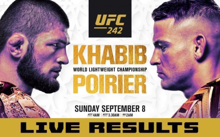 Результаты турнира UFC 242: Хабиб Нурмагомедов - Дастин Порье