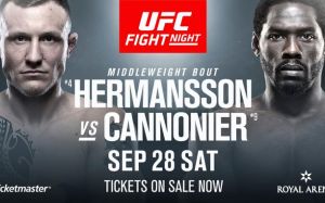 Ставки на UFC Fight Night 160: Коэффициенты букмекеров на турнир Джек Херманссон - Джаред Каннонье
