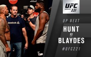 Видео боя Марк Хант - Кертис Блейдс UFC 221