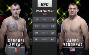 Видео боя Сергей Спивак – Джаред Вандераа UFC Fight Night 185