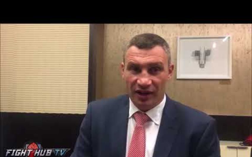 Виталий Кличко о бое с Джошуа