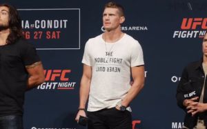 Стивен Томпсон практически счастлив подписанием нового контракта с UFC