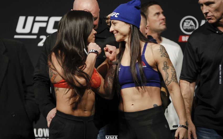Видео боя Клаудия Гадэлья - Нина Ансарофф UFC 231