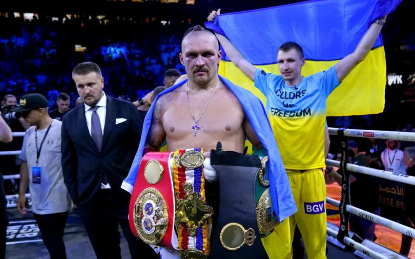 Александр Усик - о Путине: "Он очень слабый"