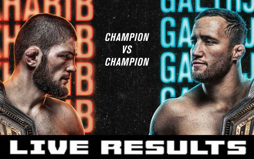 Результаты турнира UFC 254: Хабиб Нурмагомедов - Джастин Гэтжи