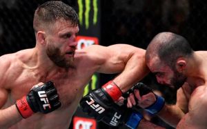 Келвин Каттар победил Гигу Чикадзе в кровавой зарубе на UFC on ESPN 32