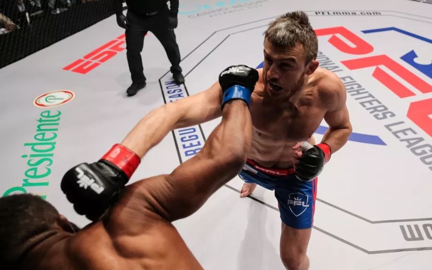 Магомед Магомедкеримов уверенно победил Криса Кертиса на PFL 4