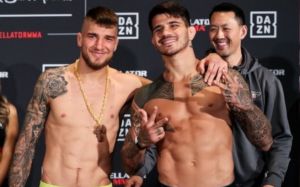 Видео боя Ярослав Амосов - Эрик Сильва Bellator 216