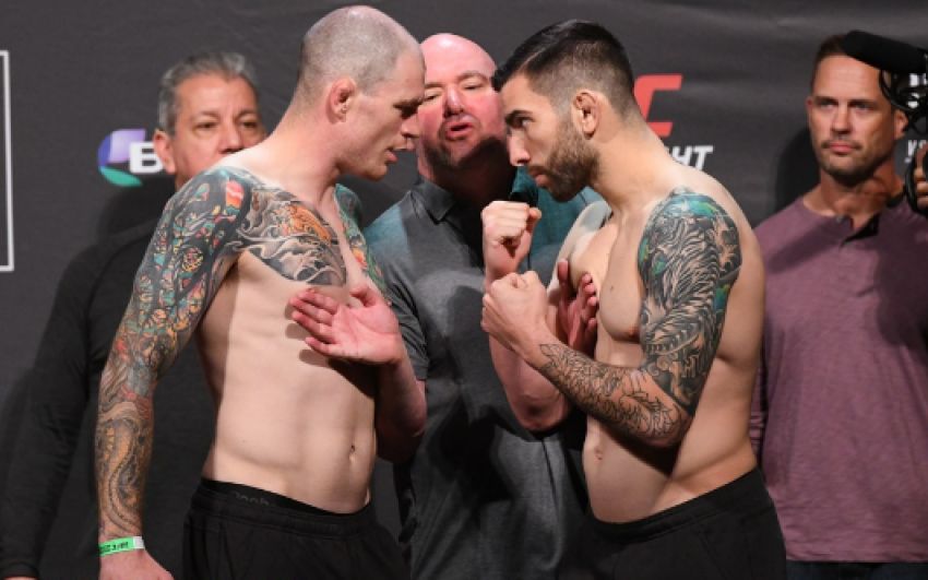Видео боя Брэд Скотт - Карло Педерсоли UFC Fight Night 130