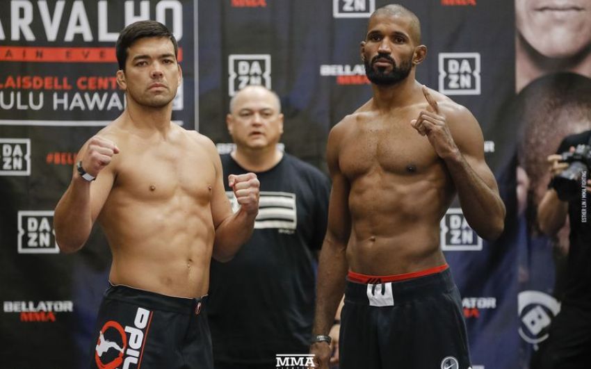 Видео церемонии взвешивания Bellator 213: Лиото Мачида - Рафаэль Карвальо
