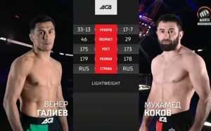 Видео боя Венер Галиев – Мухамед Коков ACA 140