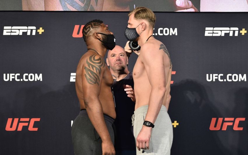 Церемония взвешивания и битвы взглядов перед UFC on ESPN 11: Кертис Блэйдс - Александр Волков