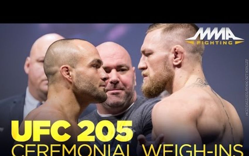 Официальное взвешивание UFC 205